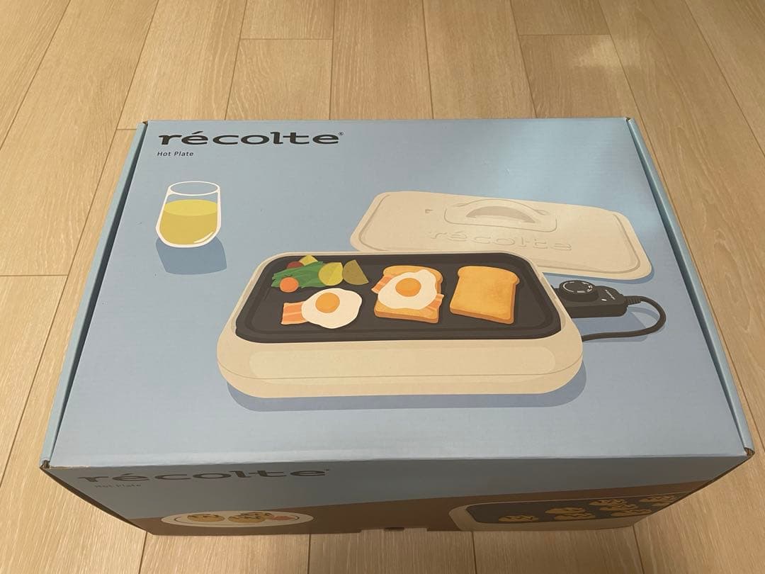 【新品・未使用】récolte ホットプレート RHP-1(W)