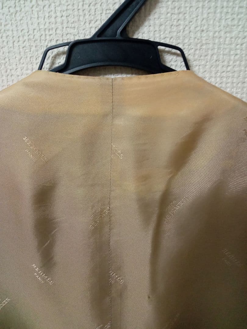 HERMES チェック柄ベスト