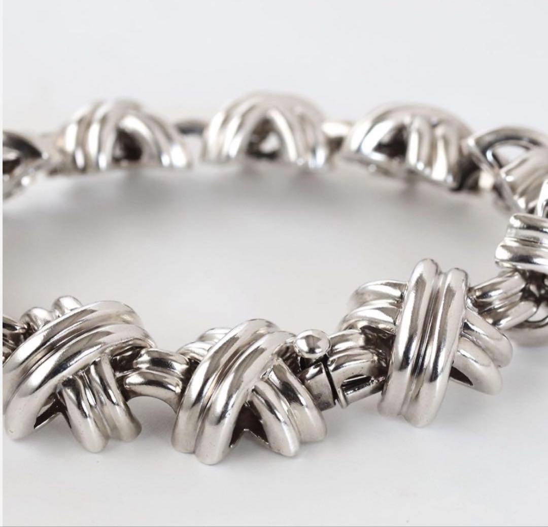 OLD Tiffany 90's ブレスレット　クロス