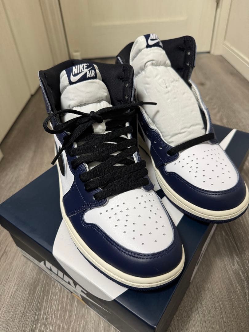 【新品】NIKE AIR JORDAN 1 HIGH OG ミッドナイトネイビー