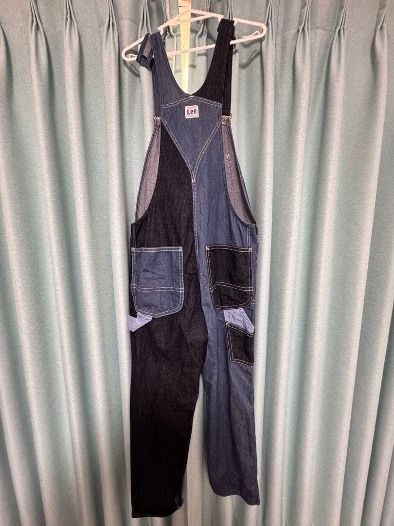 Lee CHUMS コラボ　デニムオーバーオール Lサイズ