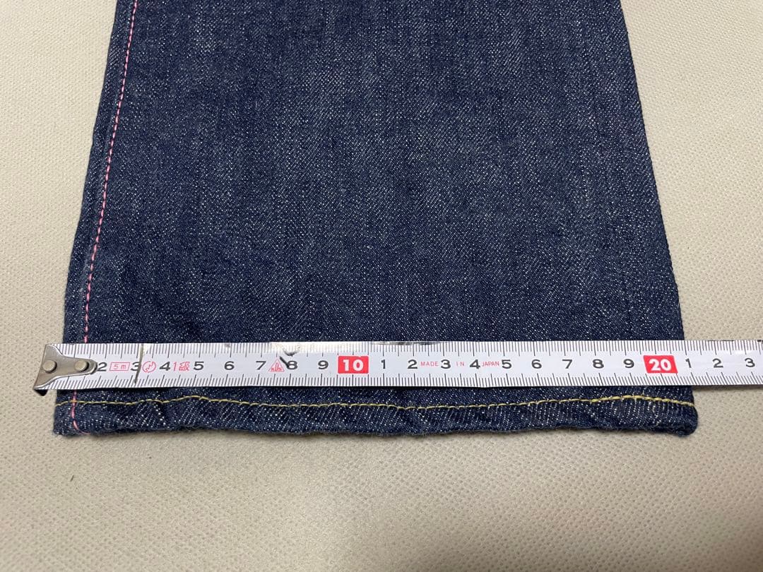 桃太郎ジーンズ G004-MB 日本製 銅丹 濃紺 桃耳セルビッチW33