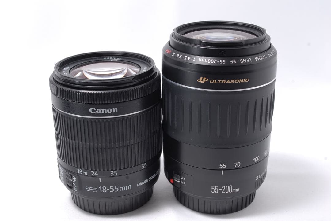 高性能手ぶれ補正＆望遠レンズ付✨Canon Kiss X7 豪華Wレンズセット