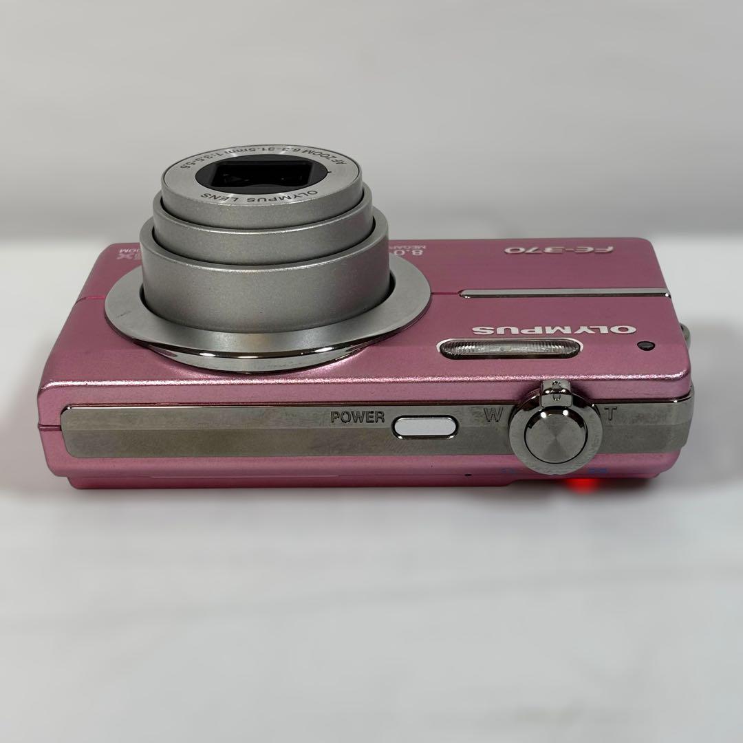 OLYMPUS FE-370 ピンク　コンパクトデジタルカメラ
