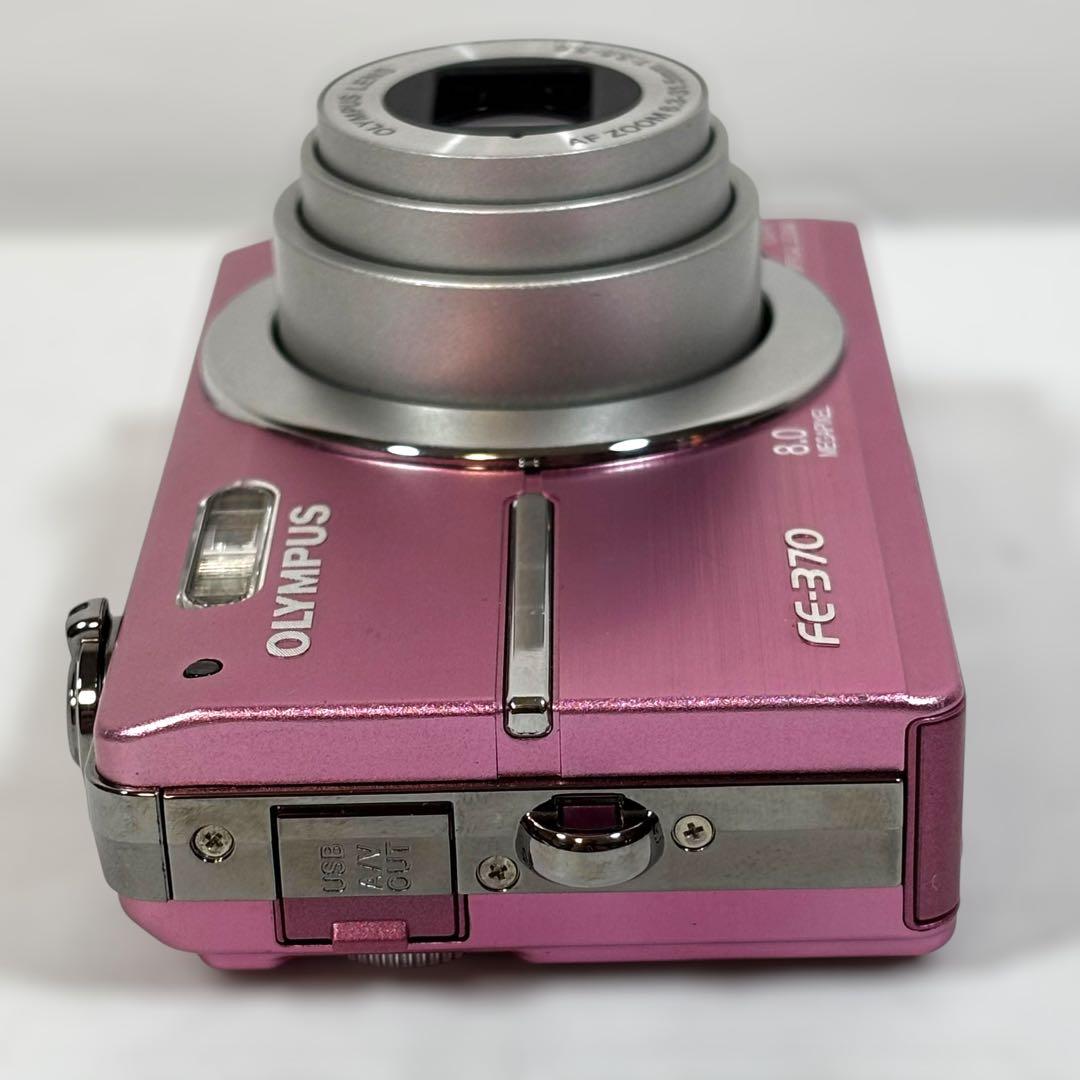 OLYMPUS FE-370 ピンク　コンパクトデジタルカメラ