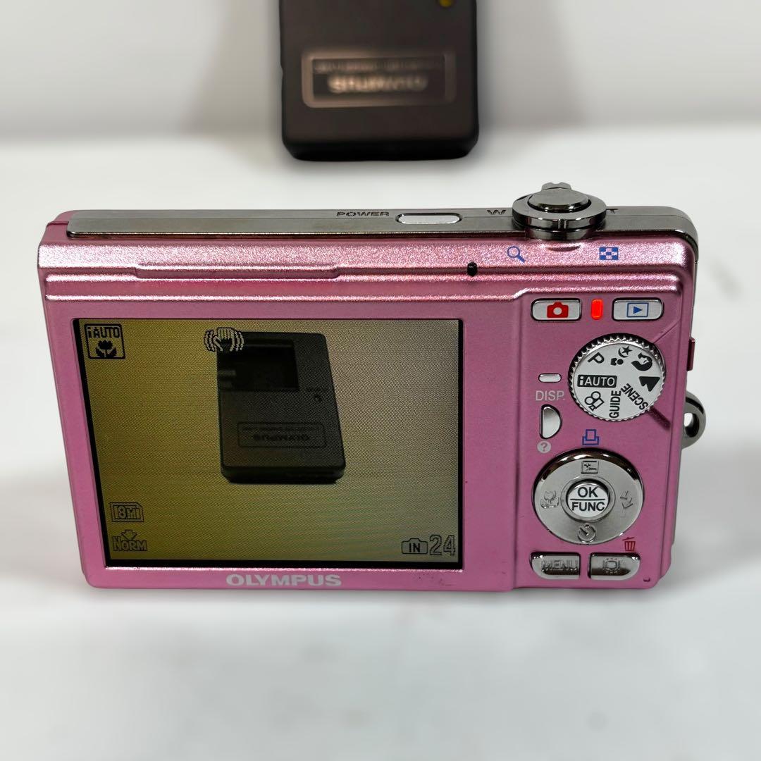 OLYMPUS FE-370 ピンク　コンパクトデジタルカメラ