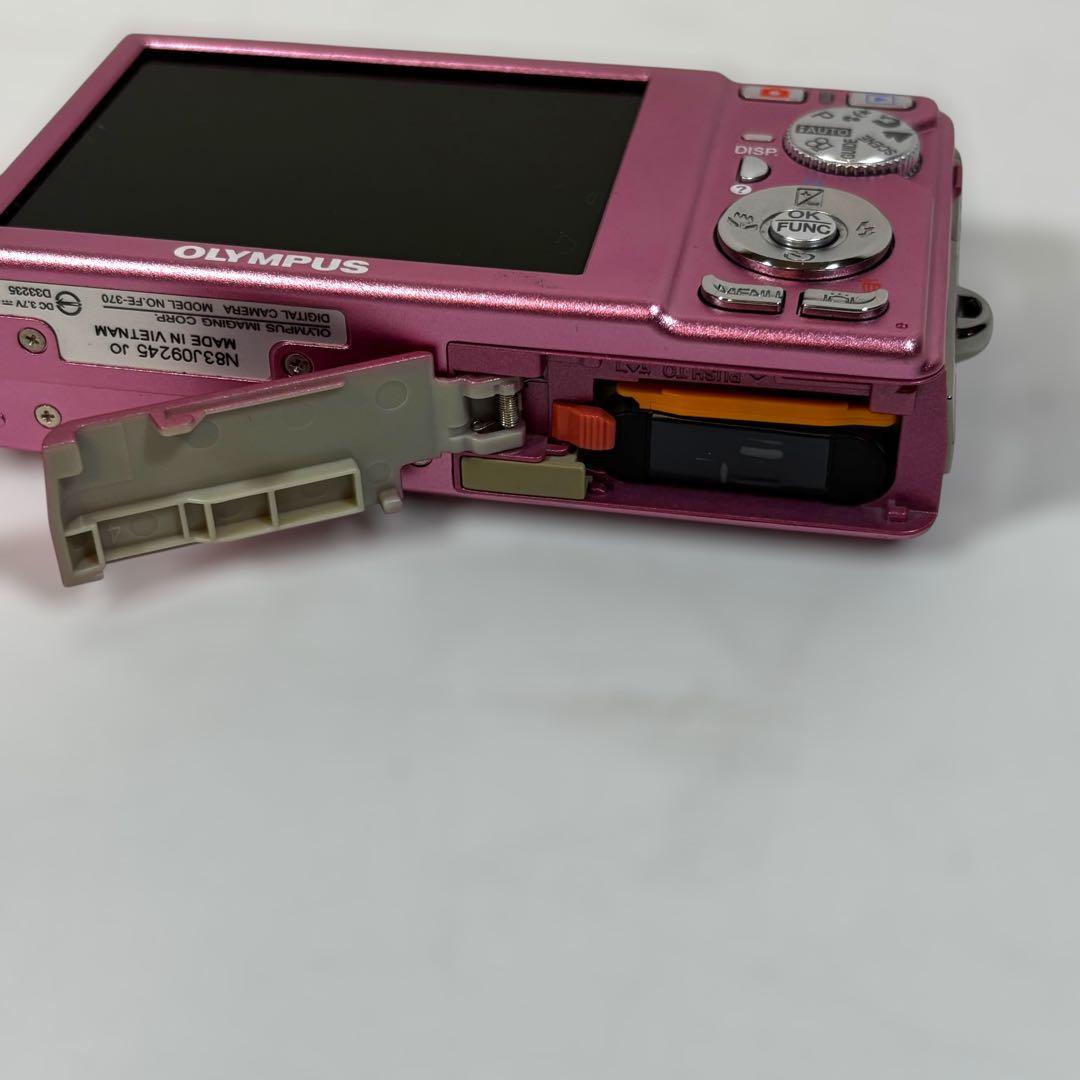 OLYMPUS FE-370 ピンク　コンパクトデジタルカメラ