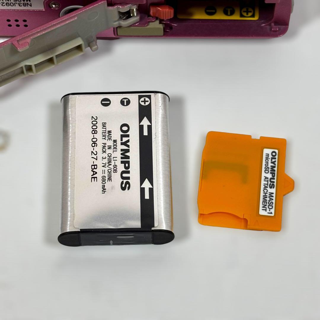 OLYMPUS FE-370 ピンク　コンパクトデジタルカメラ