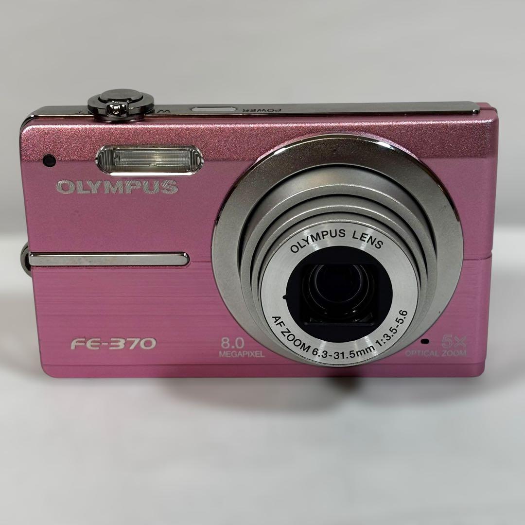 OLYMPUS FE-370 ピンク　コンパクトデジタルカメラ