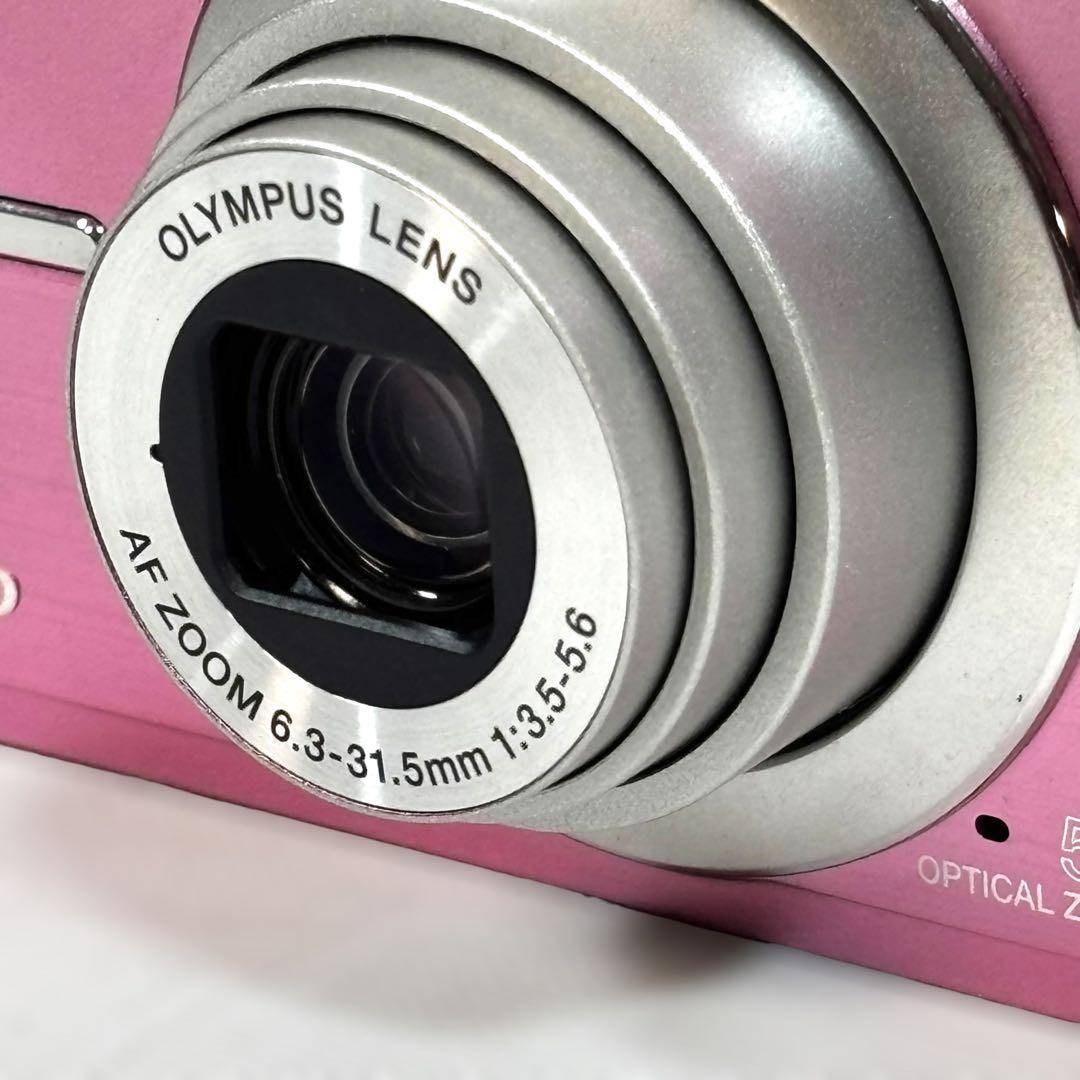 OLYMPUS FE-370 ピンク　コンパクトデジタルカメラ