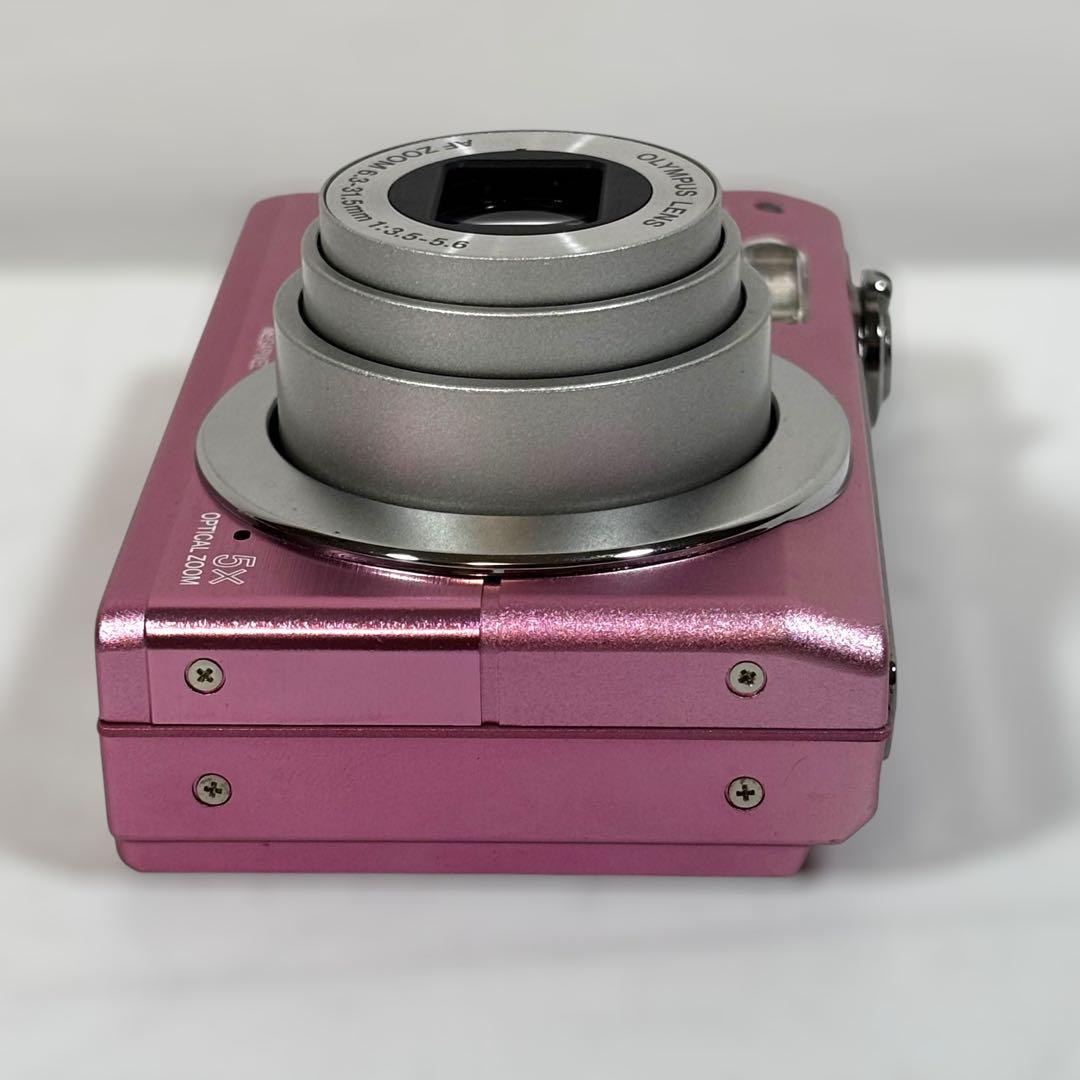 OLYMPUS FE-370 ピンク　コンパクトデジタルカメラ