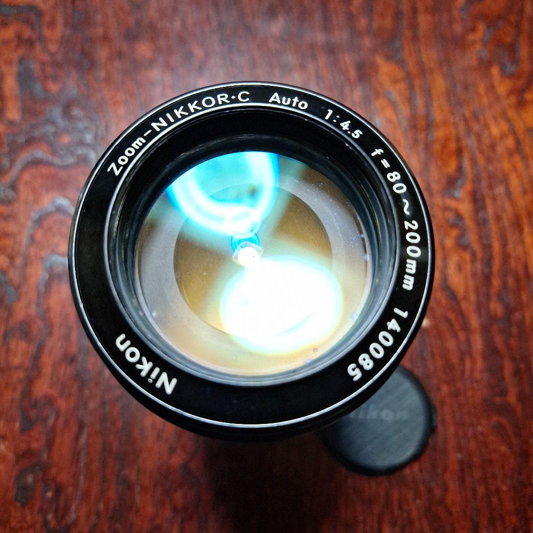 Nikon 80-200mm f/4.5 ズームレンズ　フラッシュセット