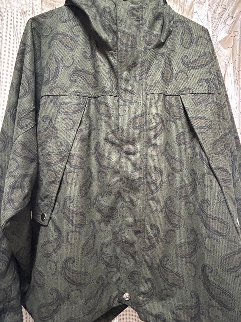 CAMBIO ペイズリー柄 マウンテンパーカー M