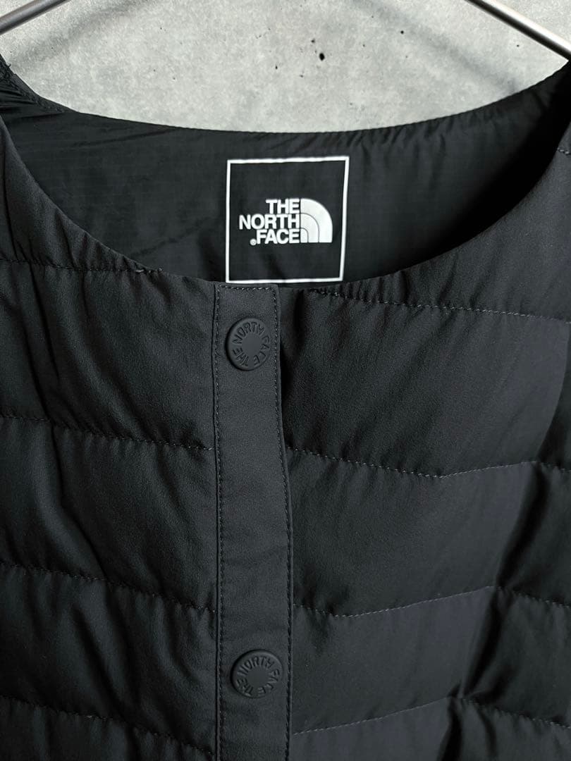 THE NORTH FACE シェルカーディガン　インナーダウン　L ブラック