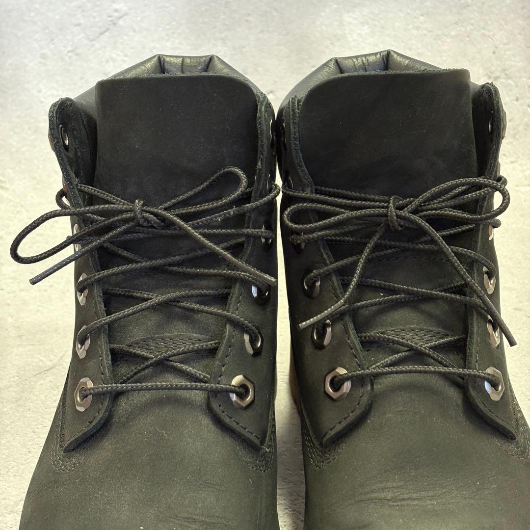 美品　ティンバーランド　Timberland　6インチプレミアムブーツ　黒　23