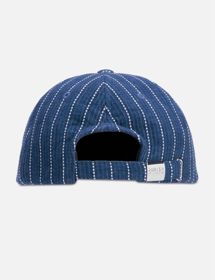 極美品✤KENZO Dazzle Stripe' デニム ベースボール キャップ