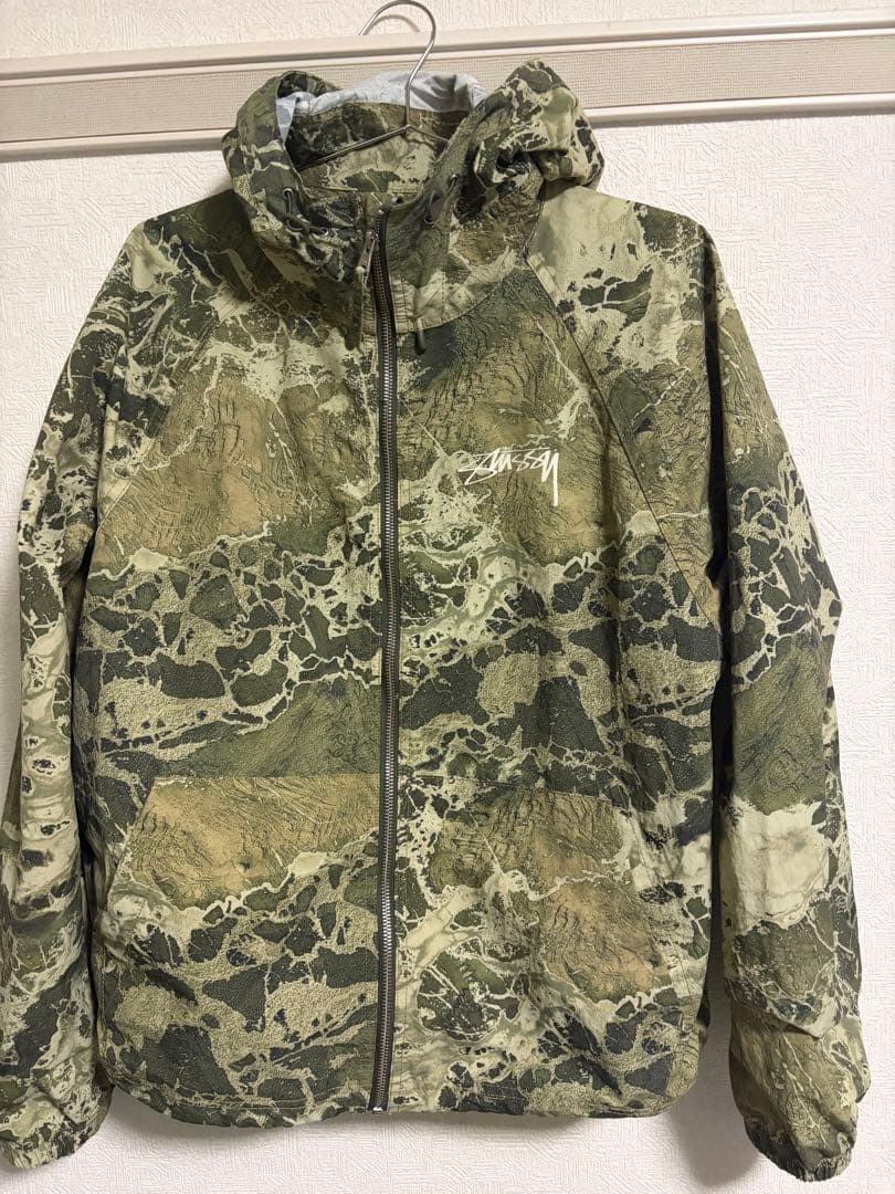 Stüssy シェルジャケット　迷彩柄