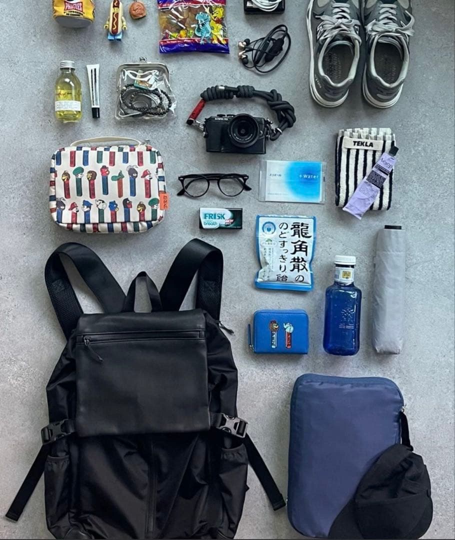 イアパピヨネ×BURLAP OUTFITTER撥水レザーコンビリュック