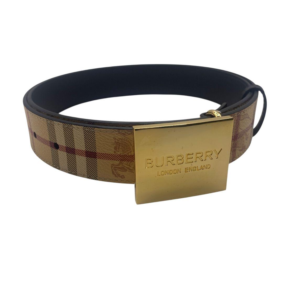 美品★Burberry　バーバリー　ベルト　リバーシブル105-115ｃｍ