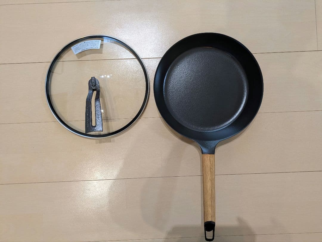 VERMICULAR フライパン 26cm 浅型 ガラスリッドセット