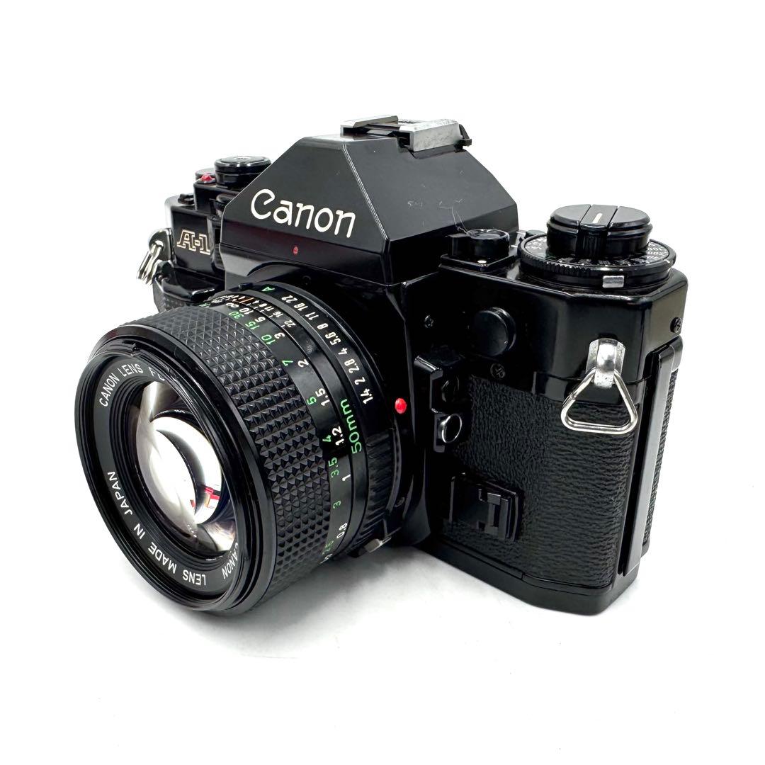 ❁完動品❁Canon A-1 フィルムカメラ FD 50mm f1.4 レンズ