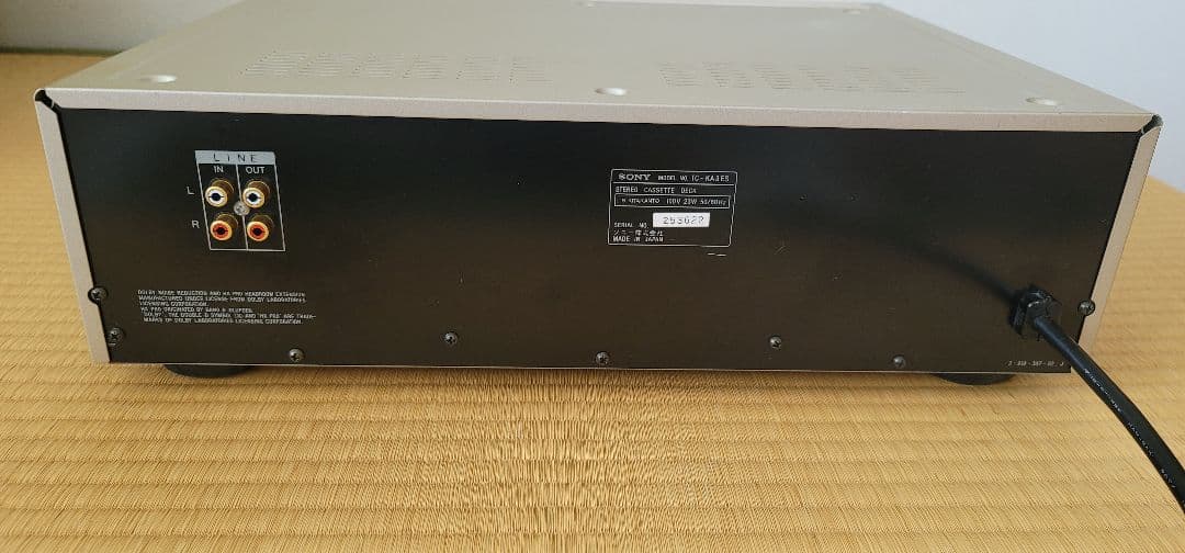 SONY ソニーカセットデッキ TC-KA3ES メンテ済み