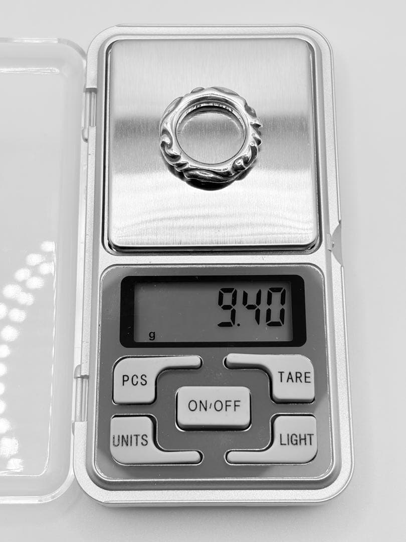 Chrome Hearts クロムハーツ スクロールバンドリング　12.5号