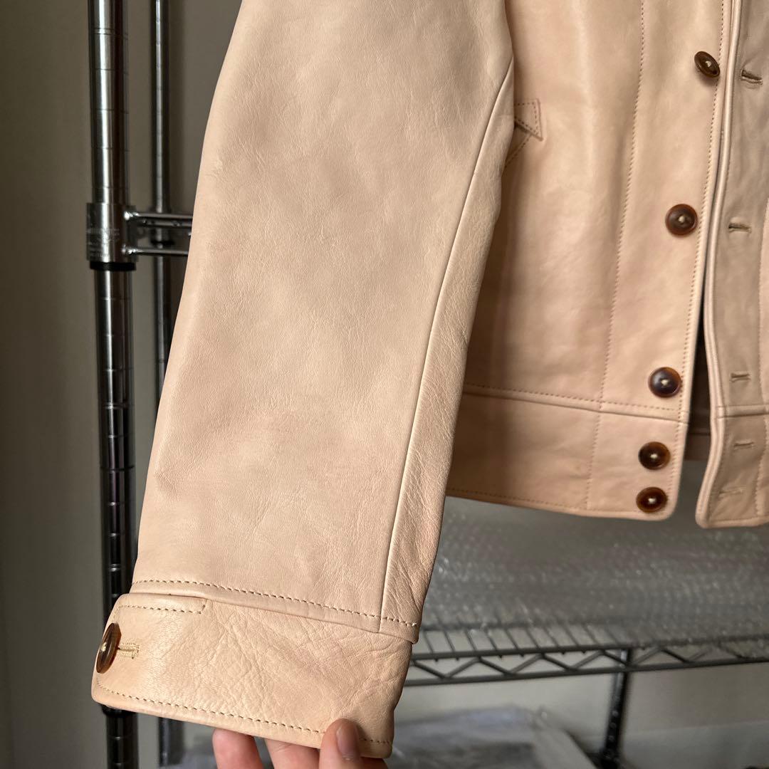 アインシュタインタイプ 原色 フルベジタブルタンニン ホースハイド コサック