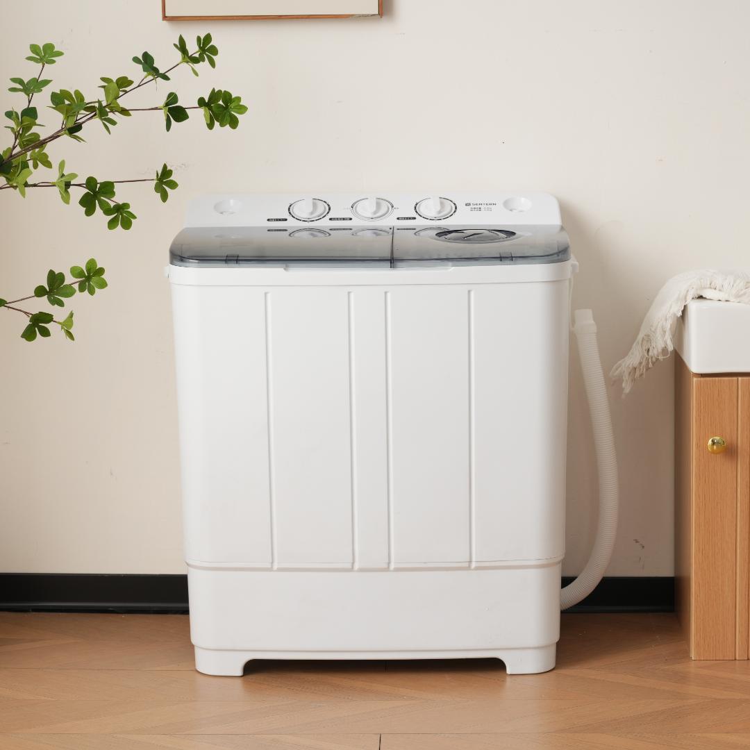 【二槽式】洗濯機 洗濯容量6kg 脱水容量4kg プラスチック槽