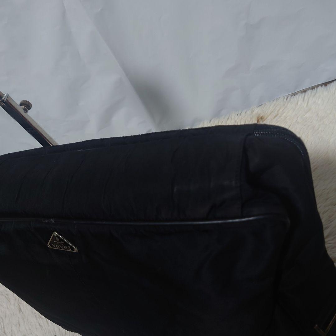 【希少】プラダ ビジネスバッグ ブリーフケース ナイロン 三角ロゴプレート