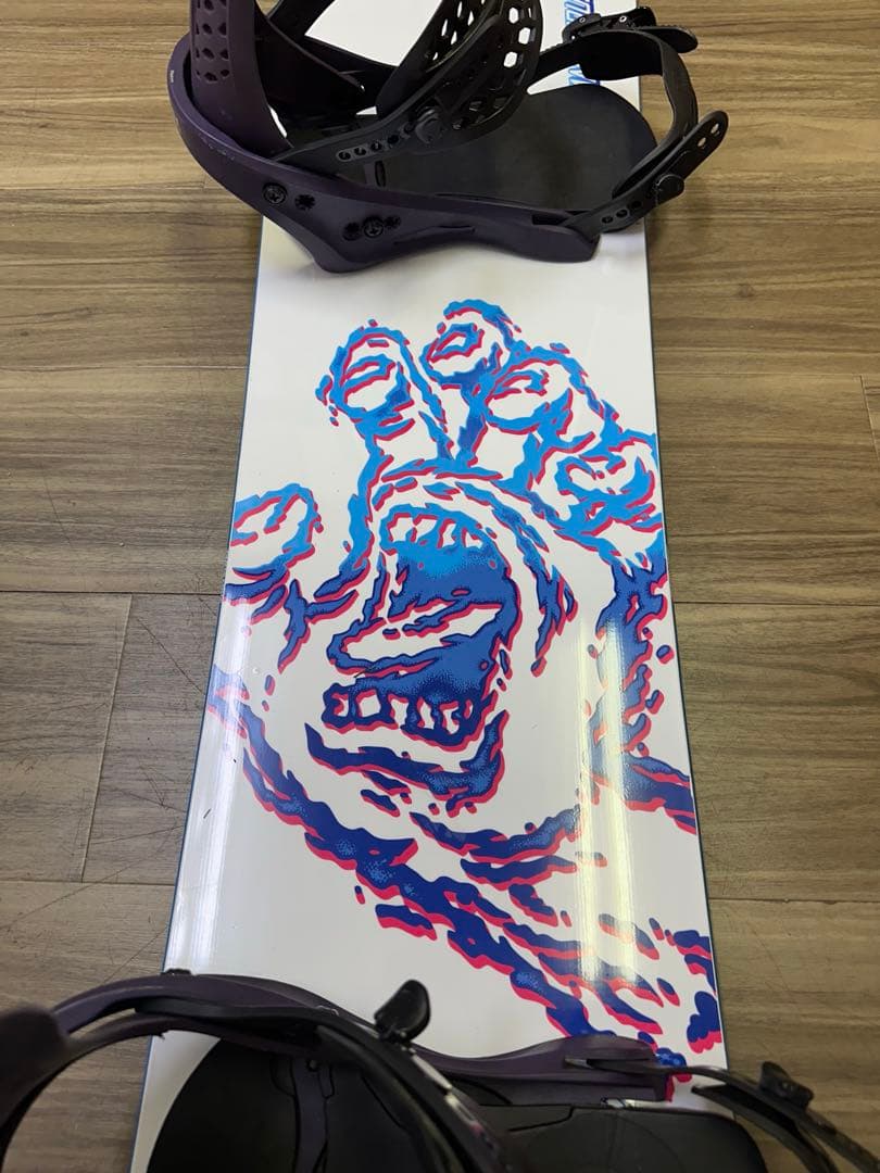 スノーボード SANTA CRUZ153 ビンディング FLUX size M