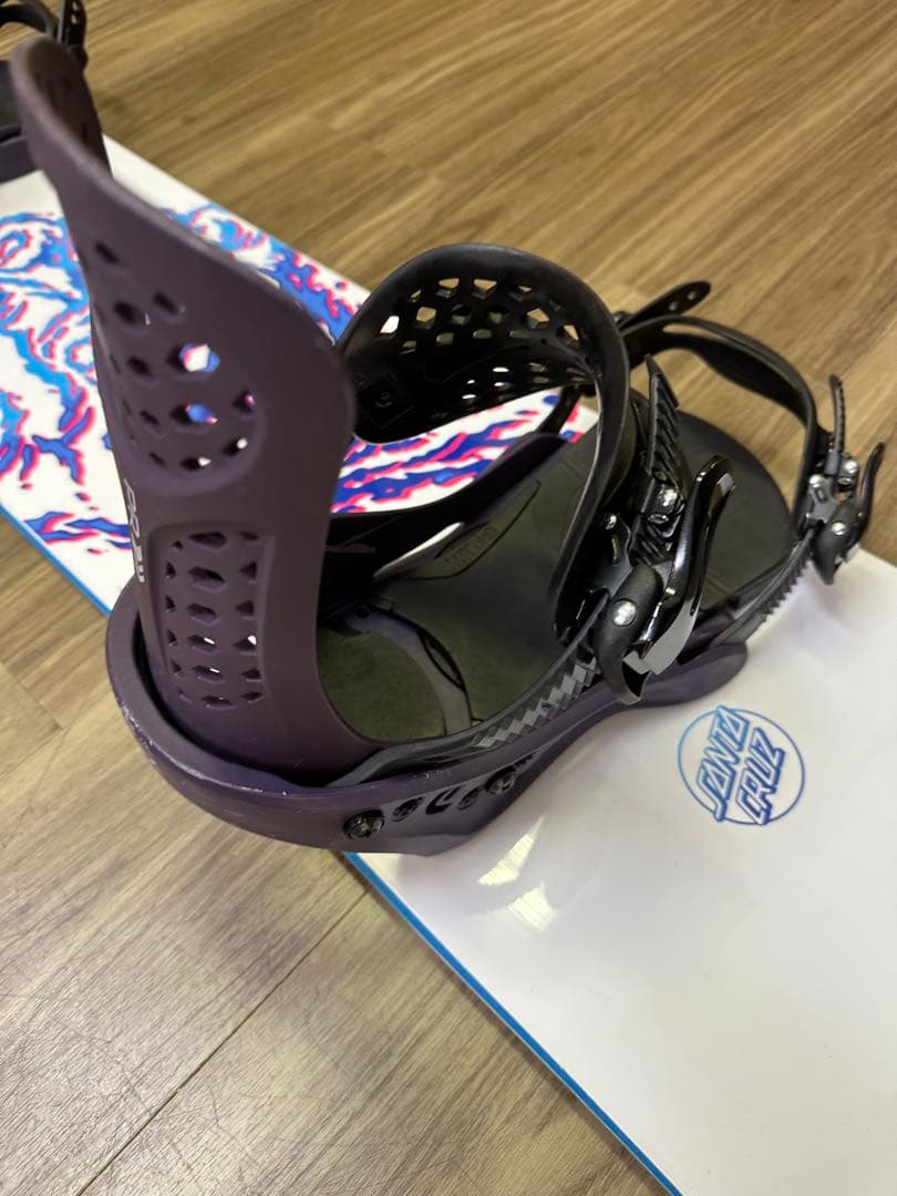 スノーボード SANTA CRUZ153 ビンディング FLUX size M
