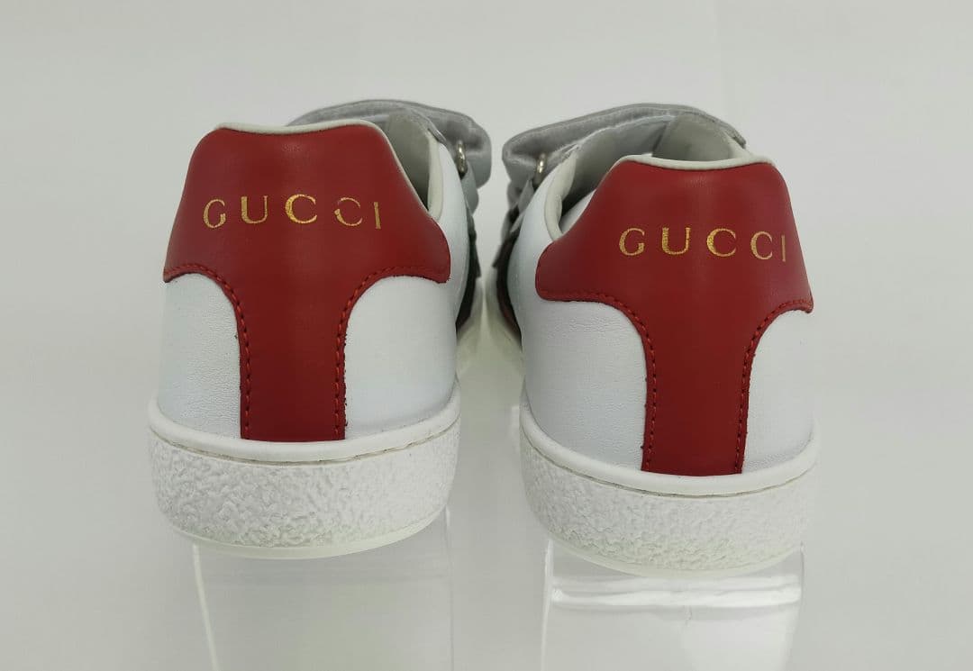 i*♡様 美品　GUCCHI グッチ　キッズ　スニーカー シェリーライン　猫　3