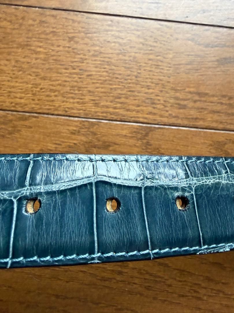 アンドレア ダミコAndrea DAMICO リアルクロコダイルベルト