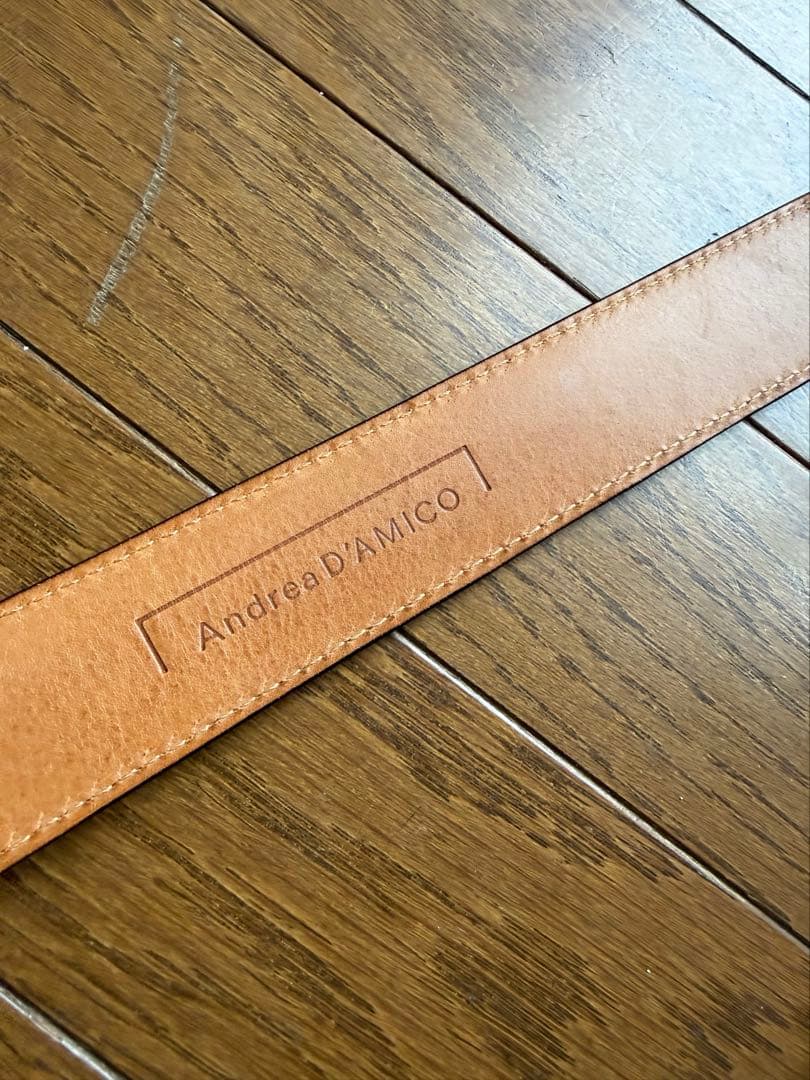 アンドレア ダミコAndrea DAMICO リアルクロコダイルベルト