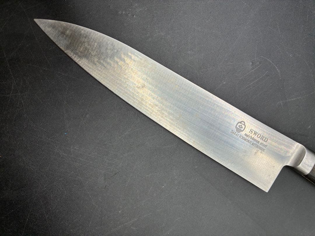 堺一文字光秀　SWORD 牛刀　180mm