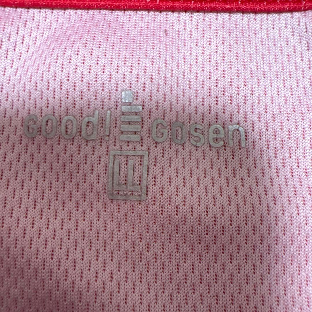 GOSEN 赤 長袖 high school Japan cupポロシャツ