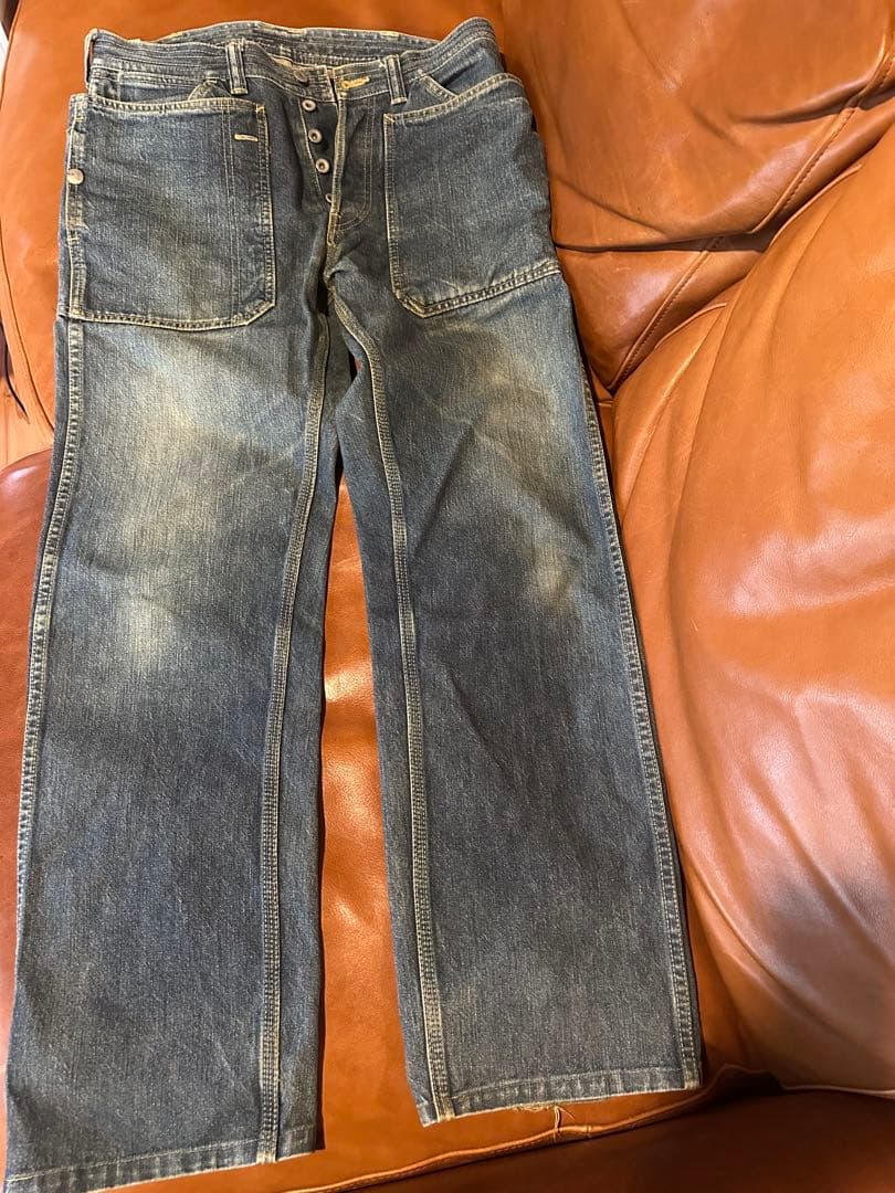 sassafras ササフラス　デニムパンツ　フォールリーフ　ガーデニング