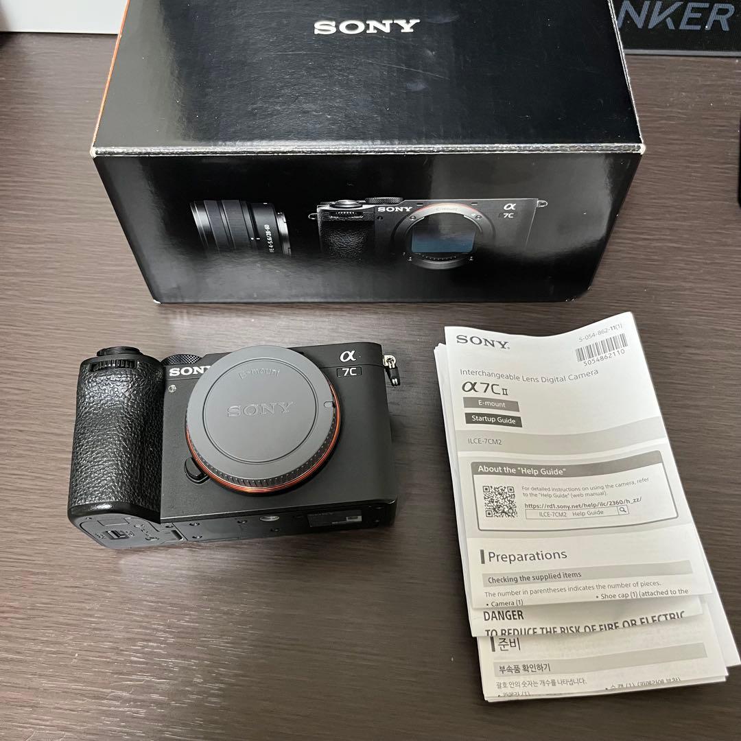 【美品】SONY α7C II ボディ・海外モデル・日本語非対応