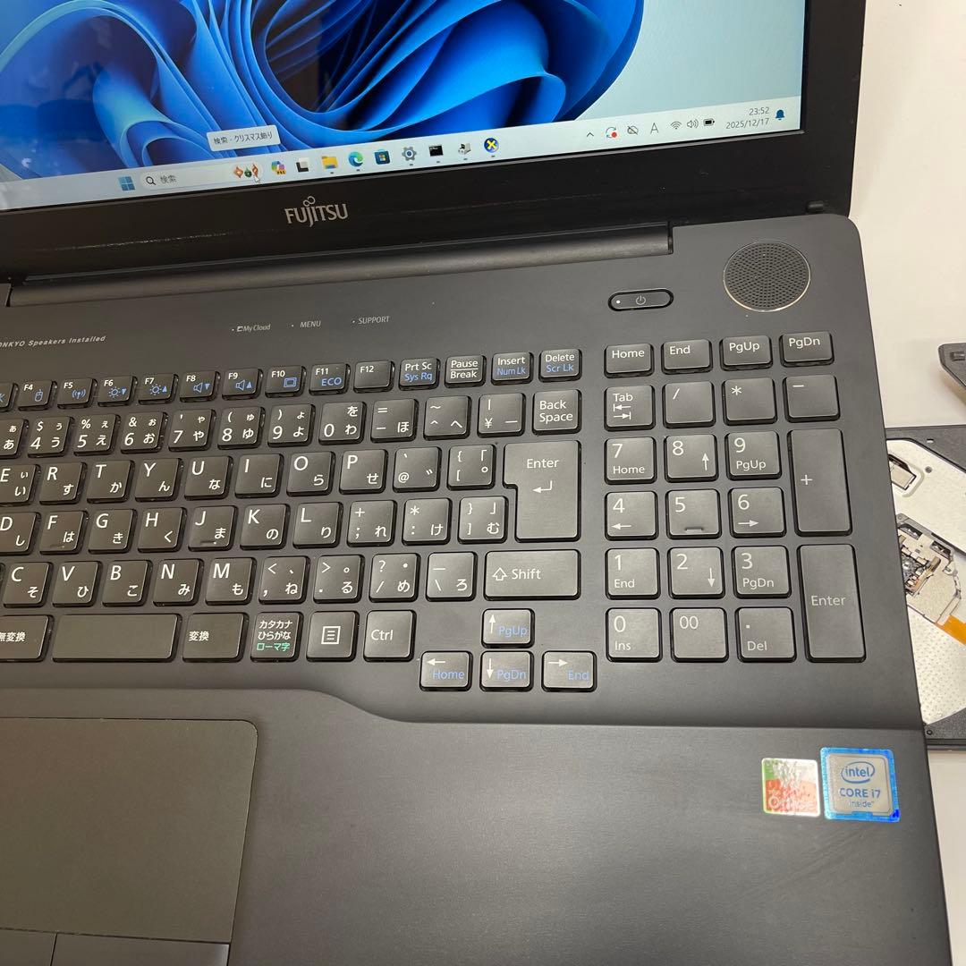 #628 富士通 AH53XB i7-6700HQ 8GB Office2021