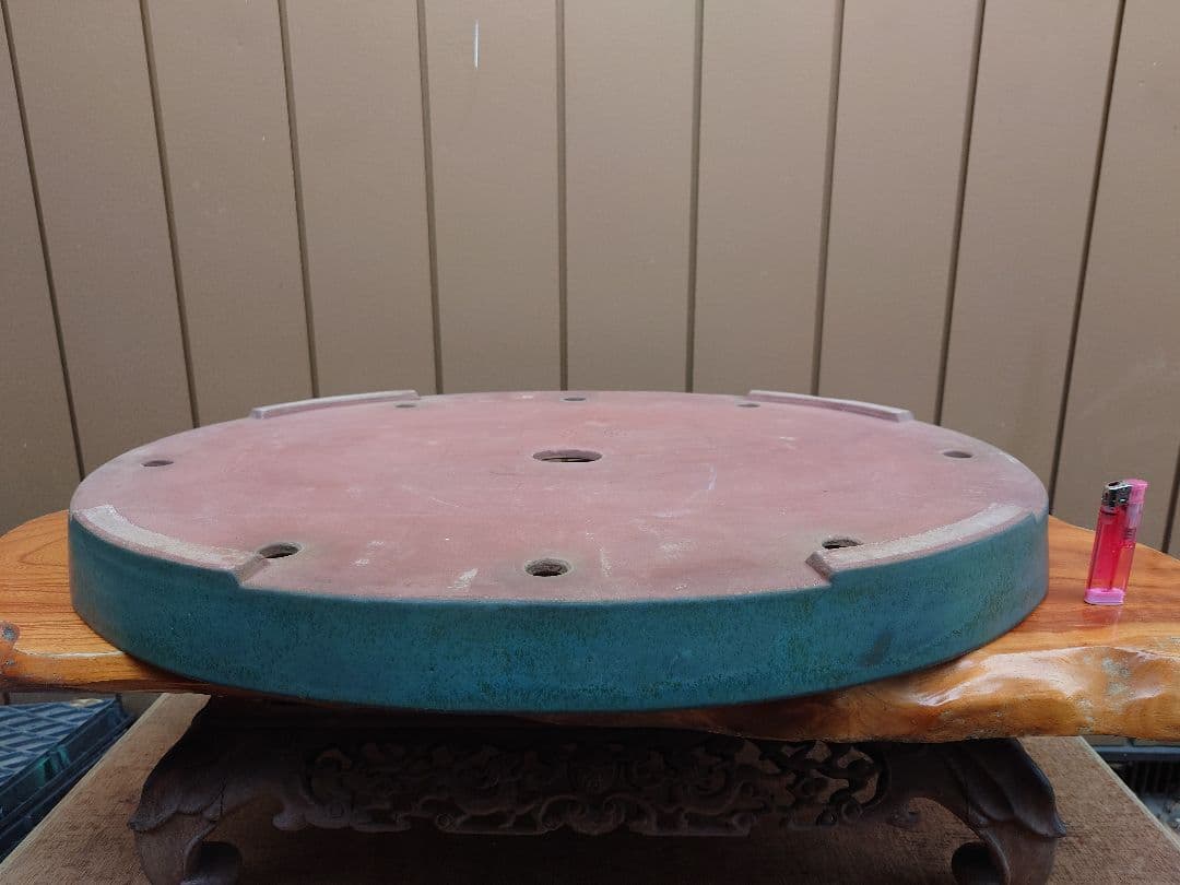 特大鉢　緑巳斎春松　幅70cm