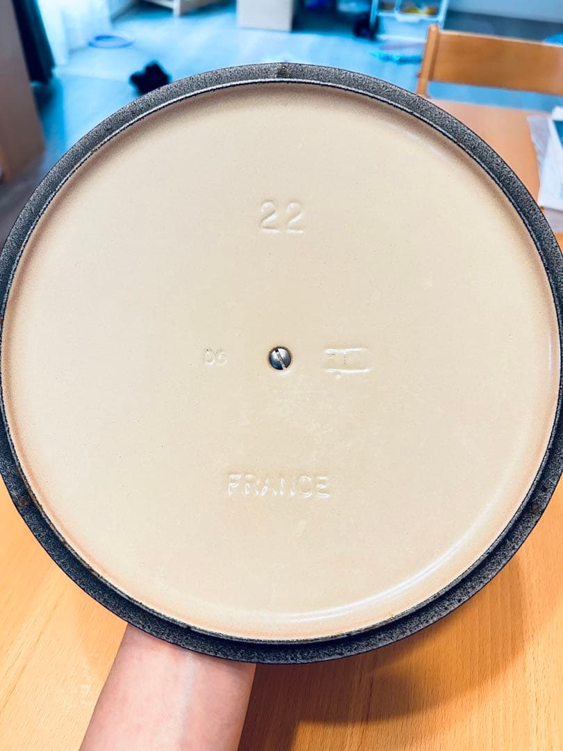 LE CREUSET ココットロンド 赤 両手鍋 鋳鉄製