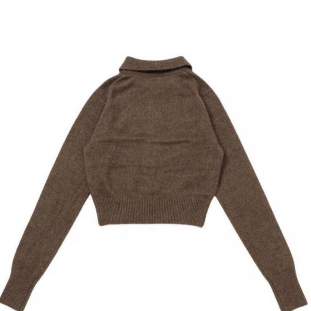 NKNIT raccoon mix skipper knit ①