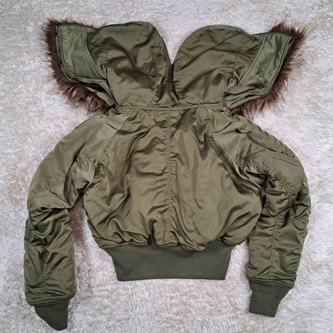 美品　AZUL by moussy N-2B フライトジャケット 短丈