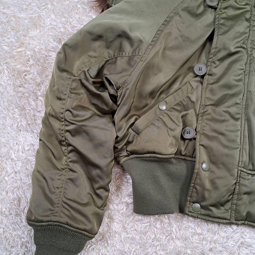 美品　AZUL by moussy N-2B フライトジャケット 短丈