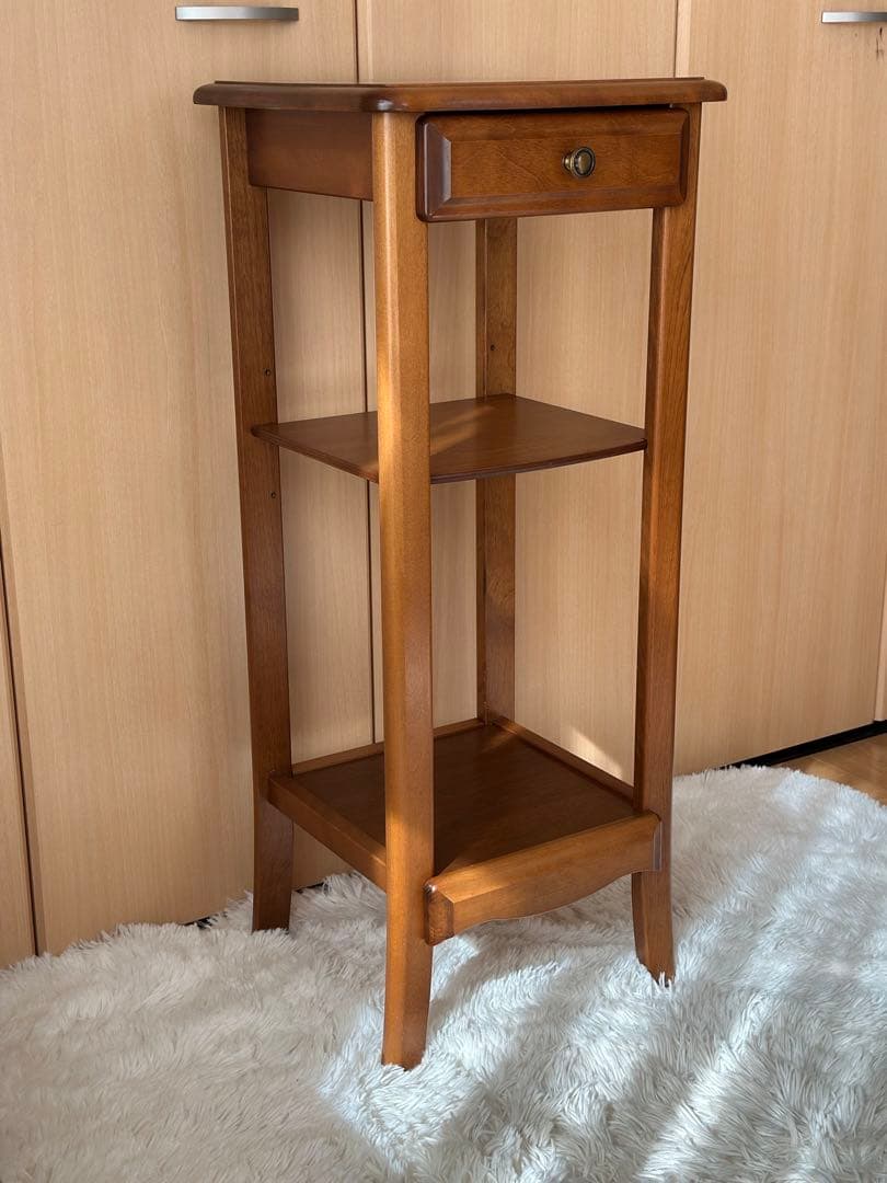 【コンソール】曙工芸製作所　サイドテーブル　花台　飾り台　収納棚　電話台