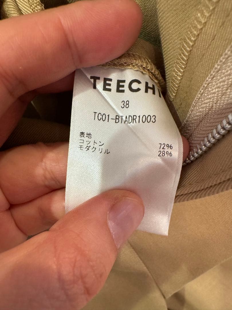 TEECHI「フラップパンツ 」 チノ テーパード