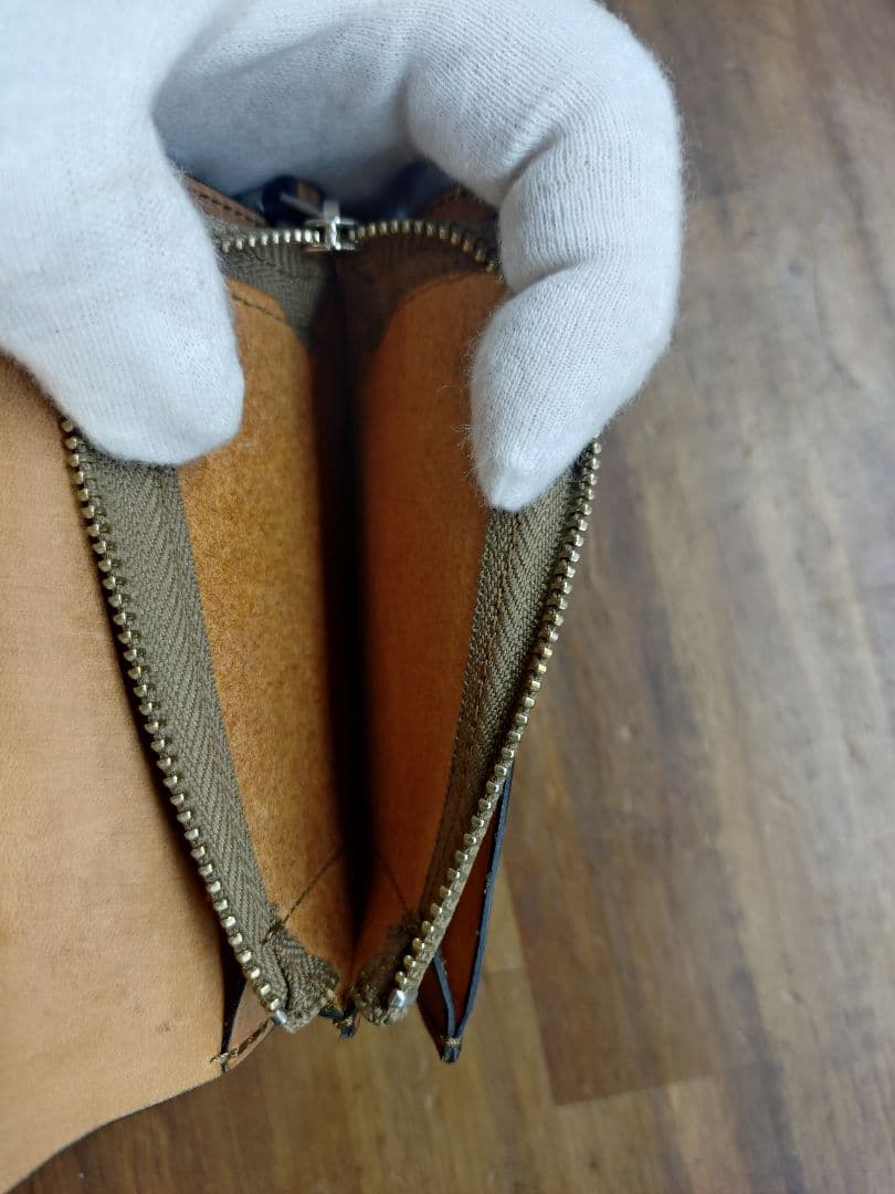 スロウ slow コードバン ミニウォレット ナチュラル