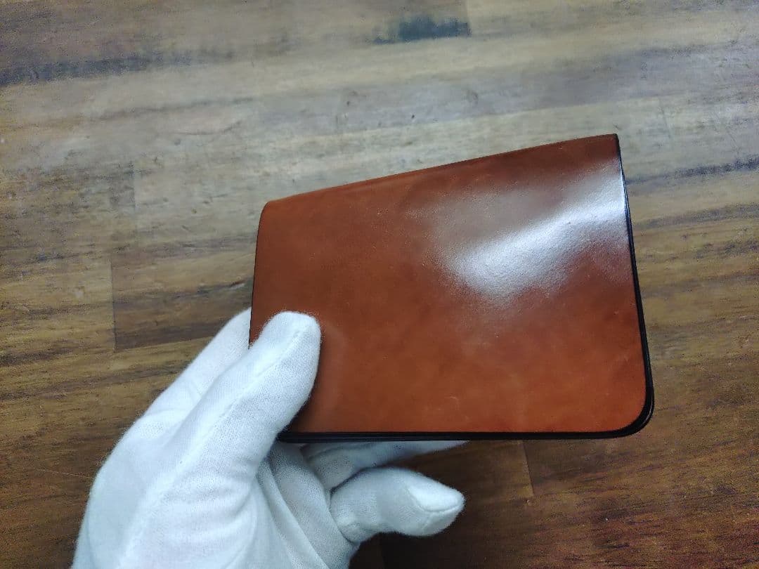 スロウ slow コードバン ミニウォレット ナチュラル