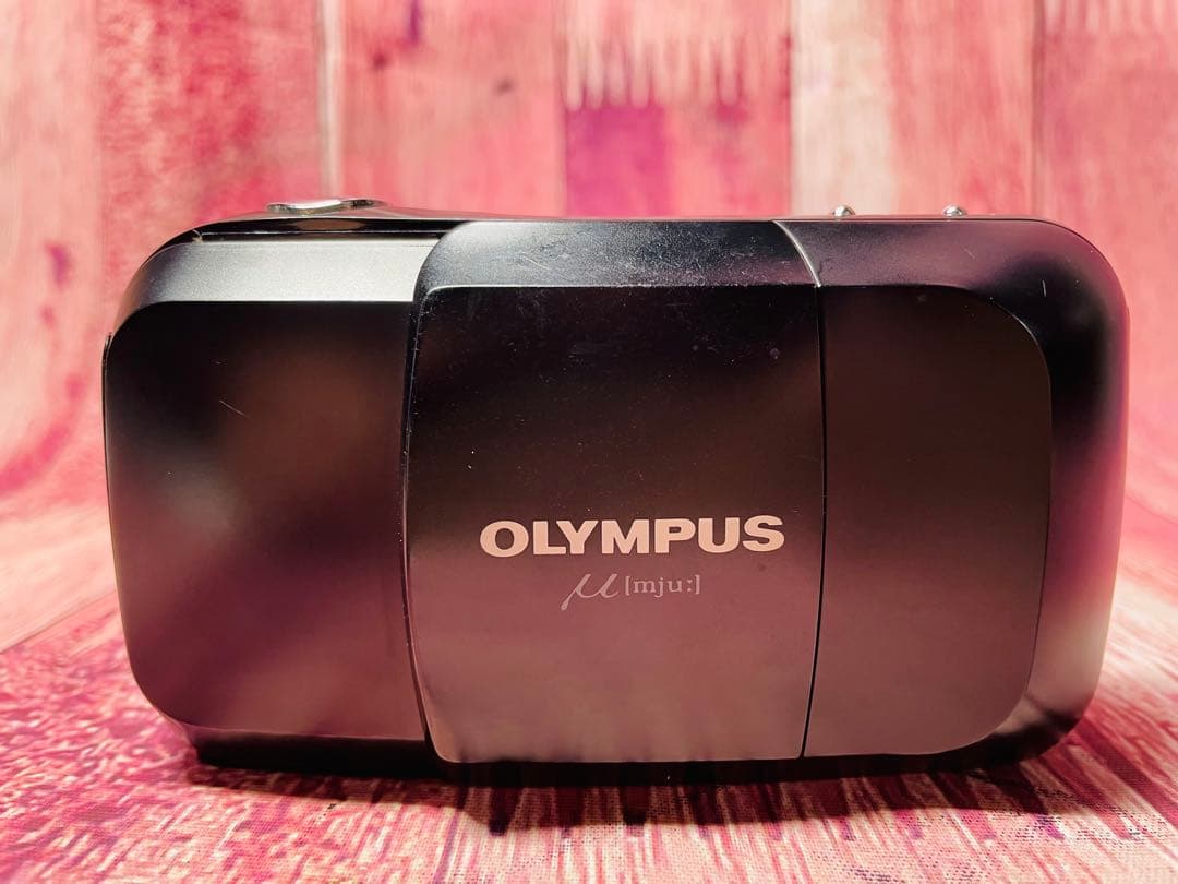 初代 OLYMPUS オリンパス μ mju ミュー ブラック